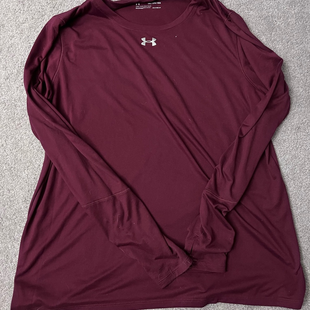 Maroon Under Armor Heatgear